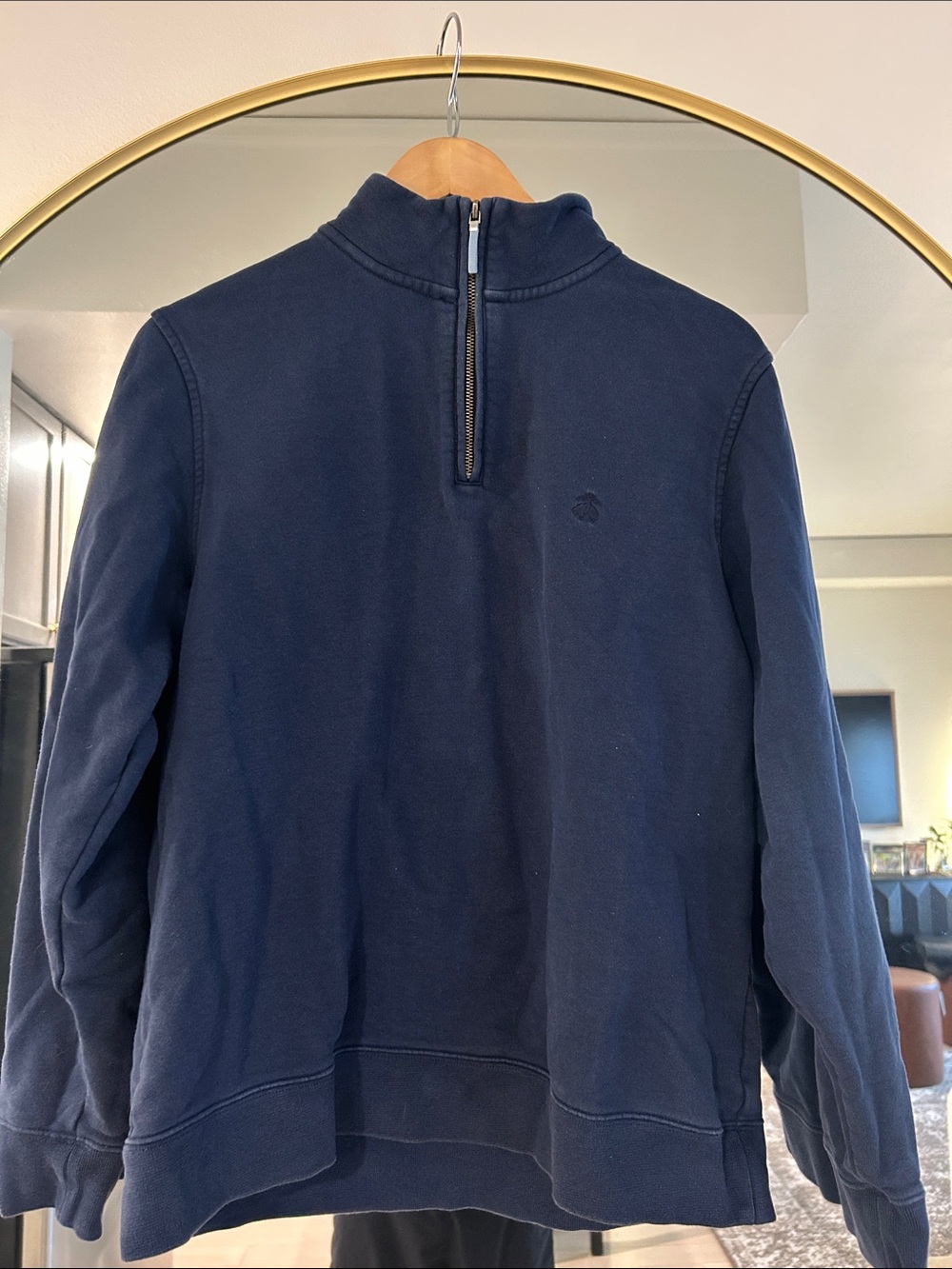 Nautica Men’s Navy Half-Zip Pullover Sweater